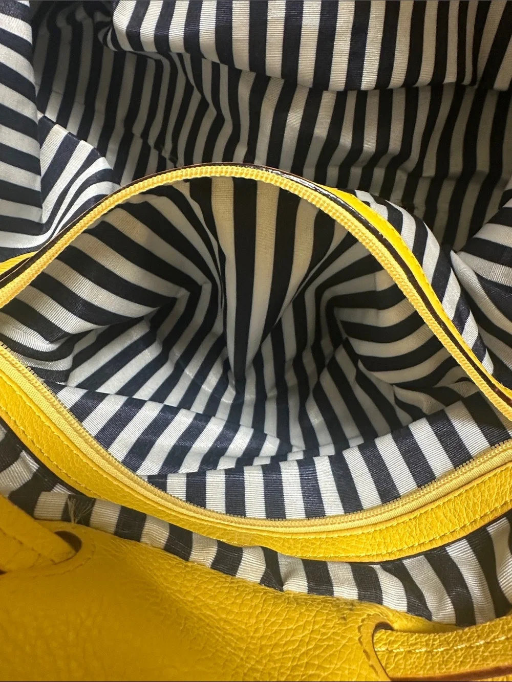 kate spade Yellow Leather Shoulder Tote